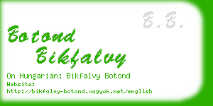 botond bikfalvy business card